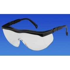 Pro-Vision Bifocal, Black Frame, Clear Lens. 1.5 Diopter